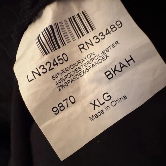 Landau Urbane Ultimate Mindi Crew Neck Jacket 9870 Women XL - Picture 3 of 3